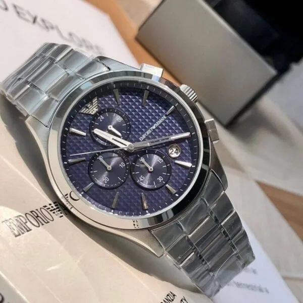 Emporio Armani Ar11578 Silver Blue