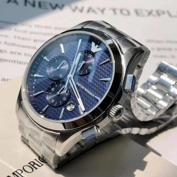 Emporio Armani Ar11578 Silver Blue