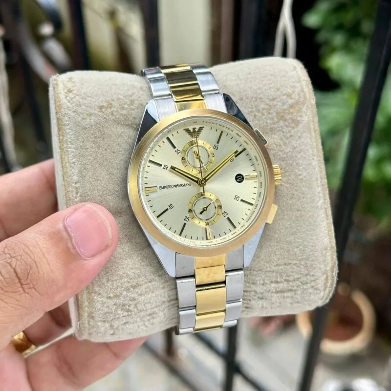 Emporio Armani AR11605 Golden White Dial