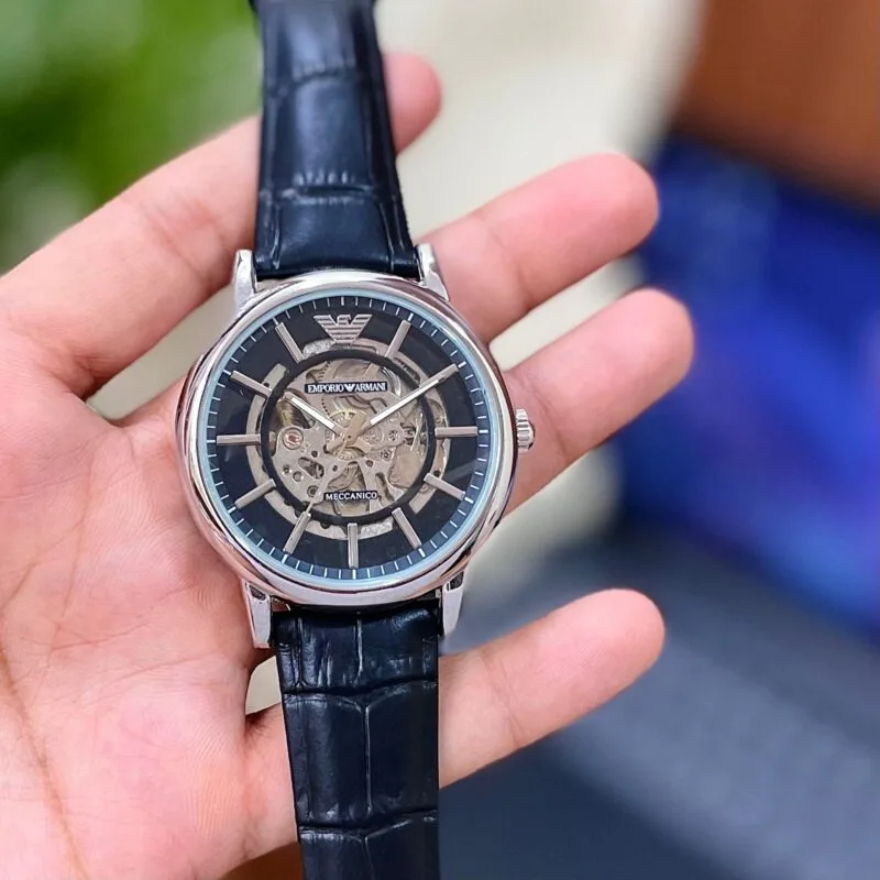 Emporio Armani AR60038 Skeleton Black