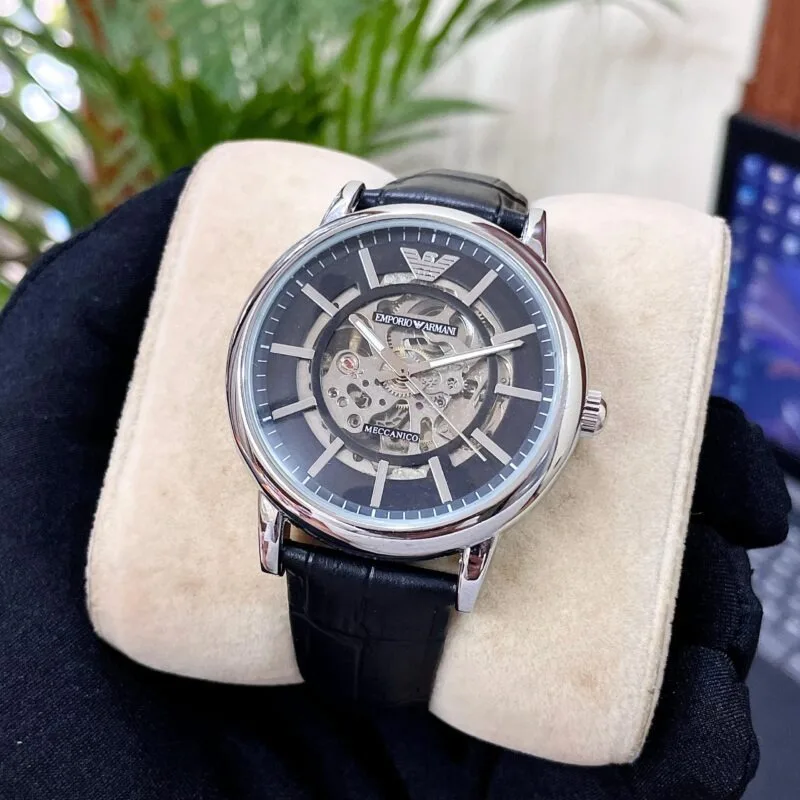 Emporio Armani AR60038 Skeleton Black