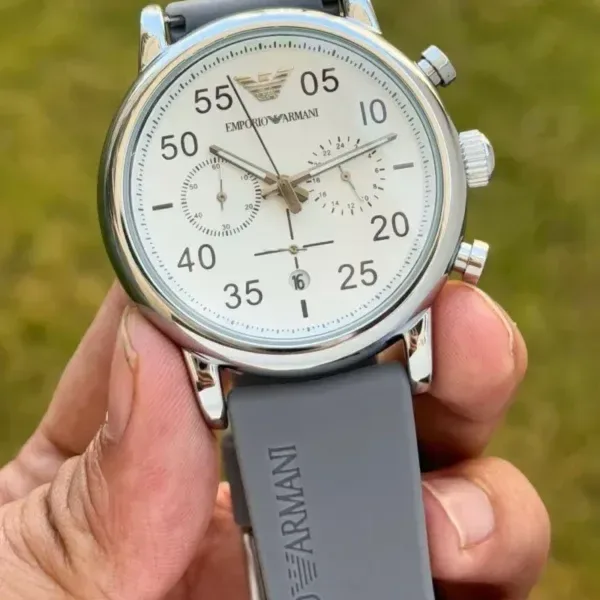 Emporio Armani Luigi White Dial