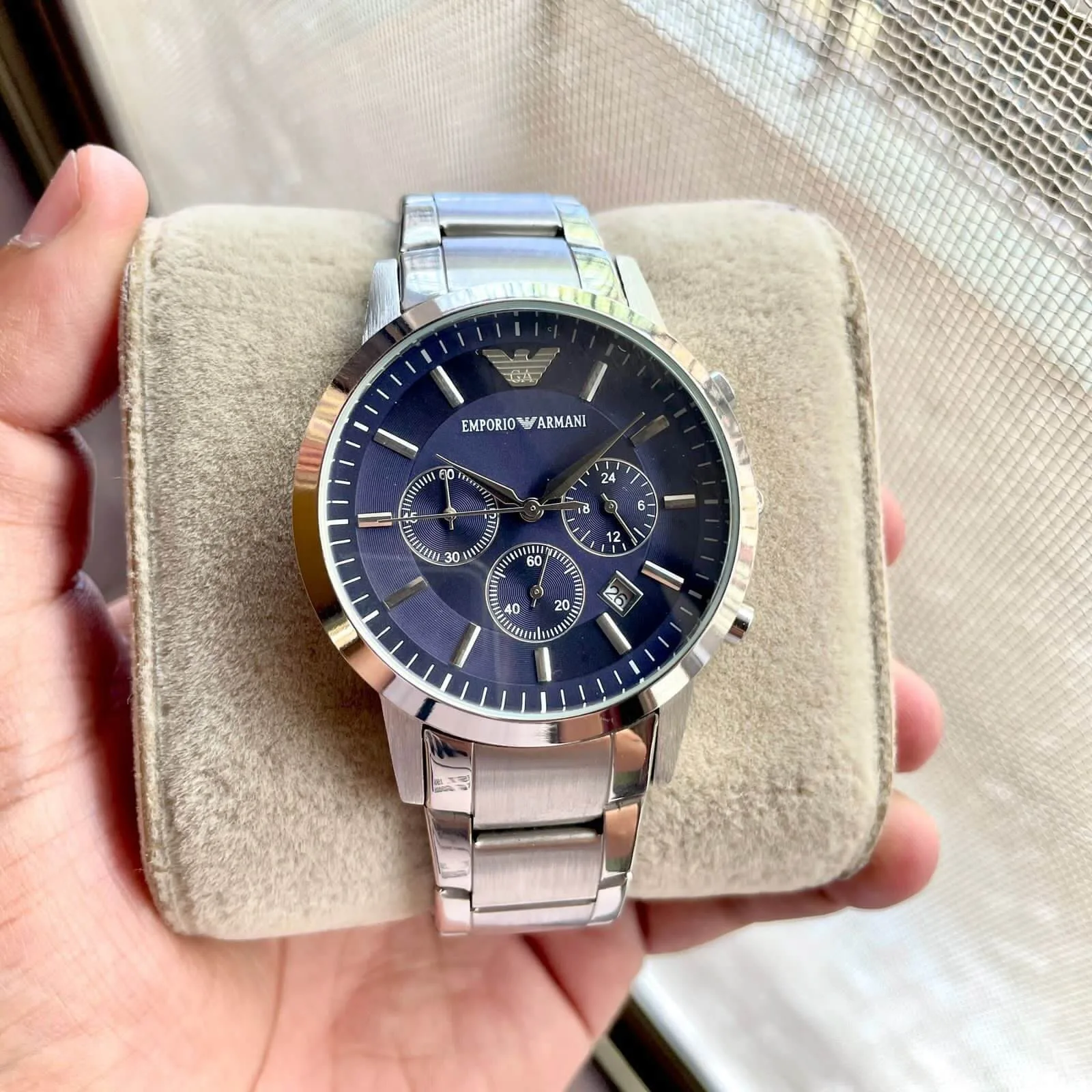 Emporio Armani Renato Blue Dial