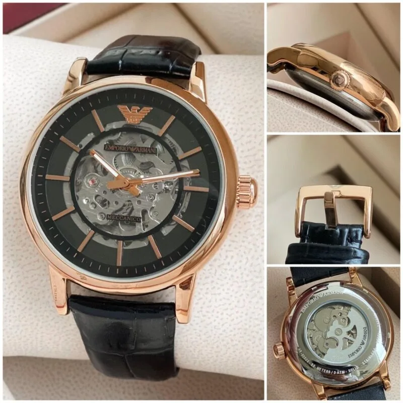 Emporio Armani Skeleton Rosegold