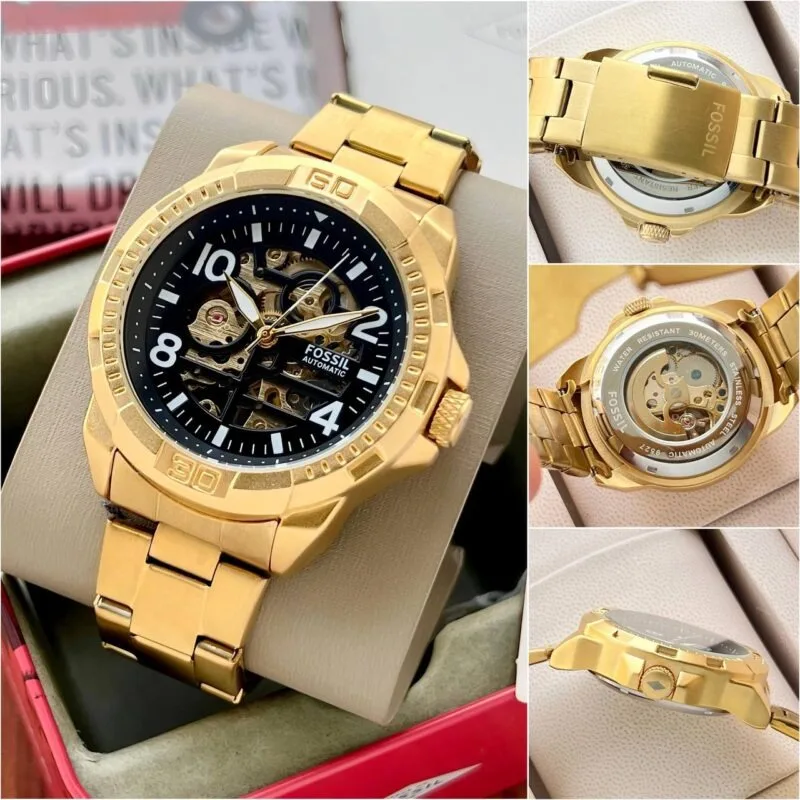 Fossil Bronson Automatic ME3257 Golden