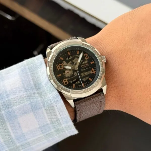 Fossil Bronson ME3212 Leather Strap