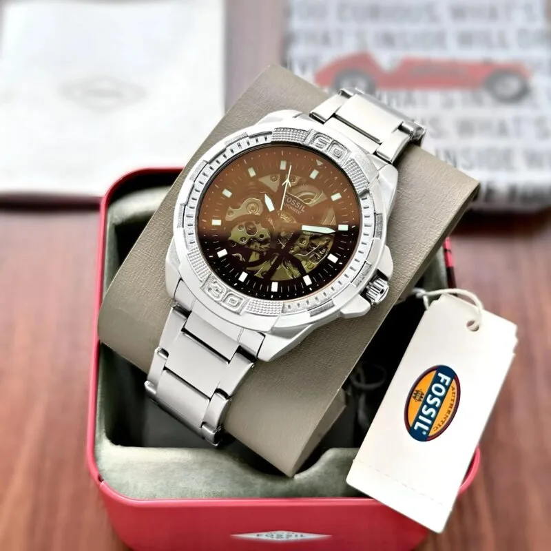 Fossil Bronson ME3218 Silver  Watch
