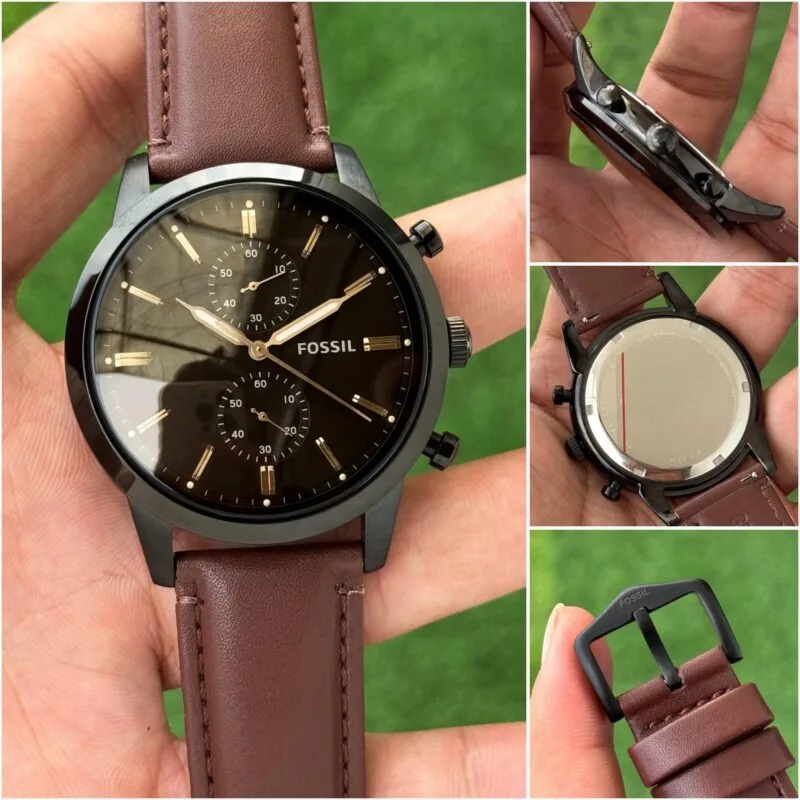 Fossil Champ Chronograph Brown Leather