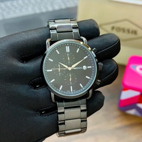 Fossil Commuter Chronograph Black