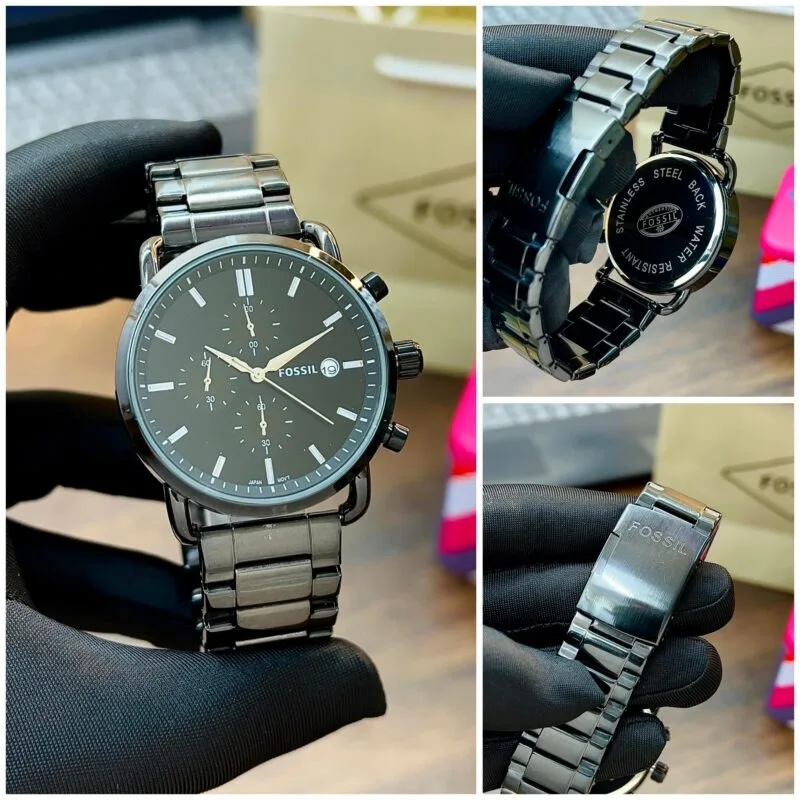Fossil Commuter Chronograph Black