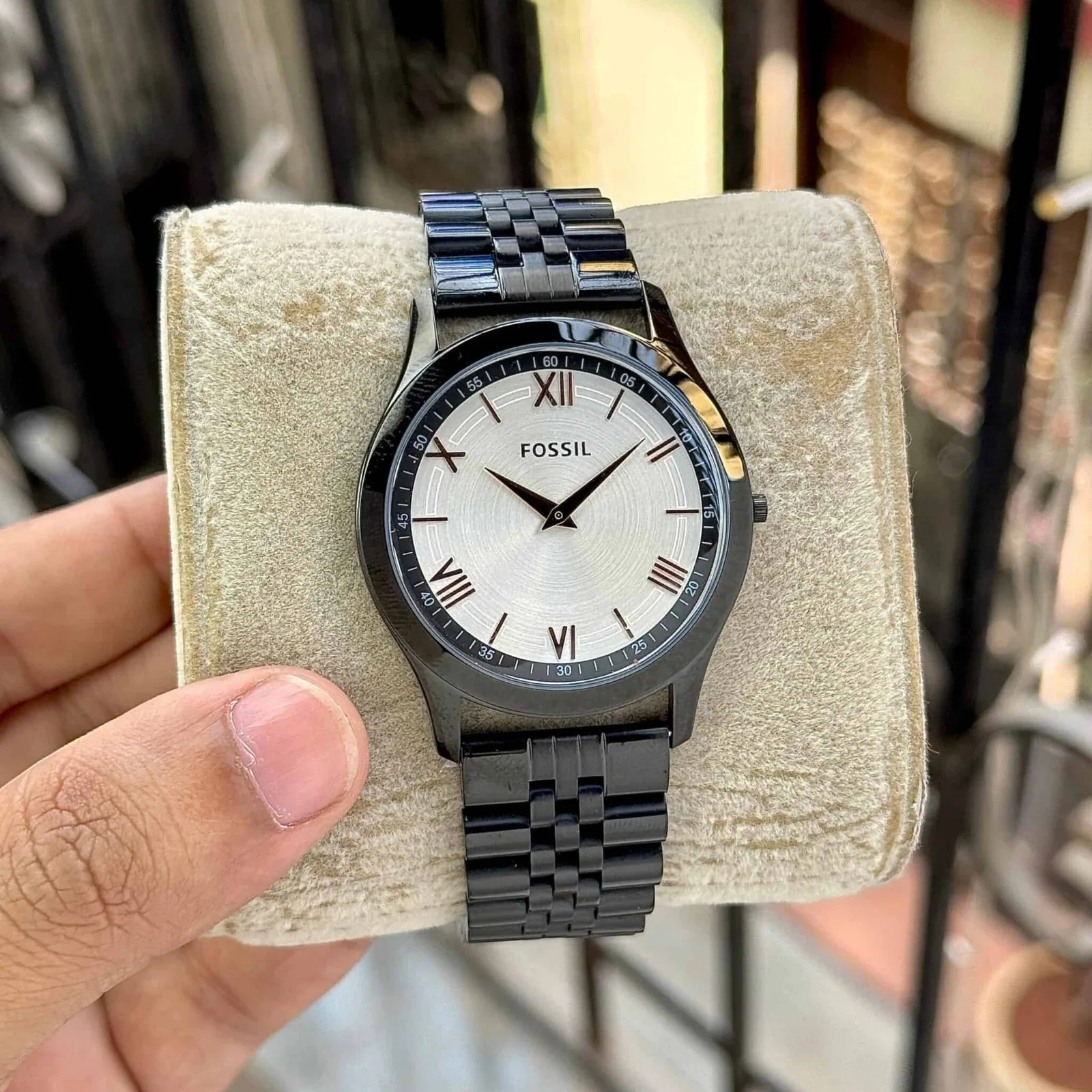 Fossil Evolutionary Black Dial Watch