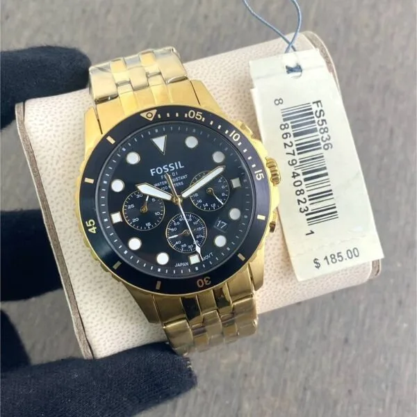 Fossil FB-01 FS5836 Black Dial Chronograph