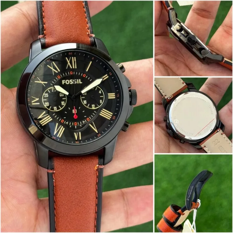Fossil FS5241 Chronograph Black Dial