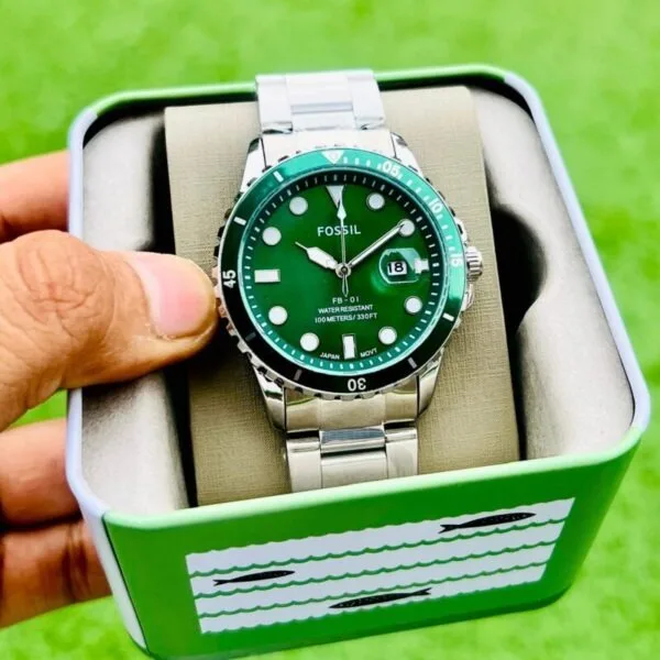 Fossil FS5670 FB-01 Green Dial Watch