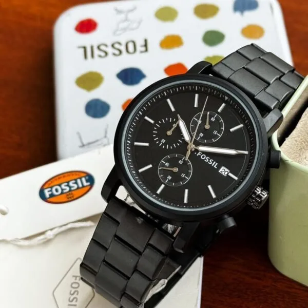 Fossil Grant Chrono Black  Watch