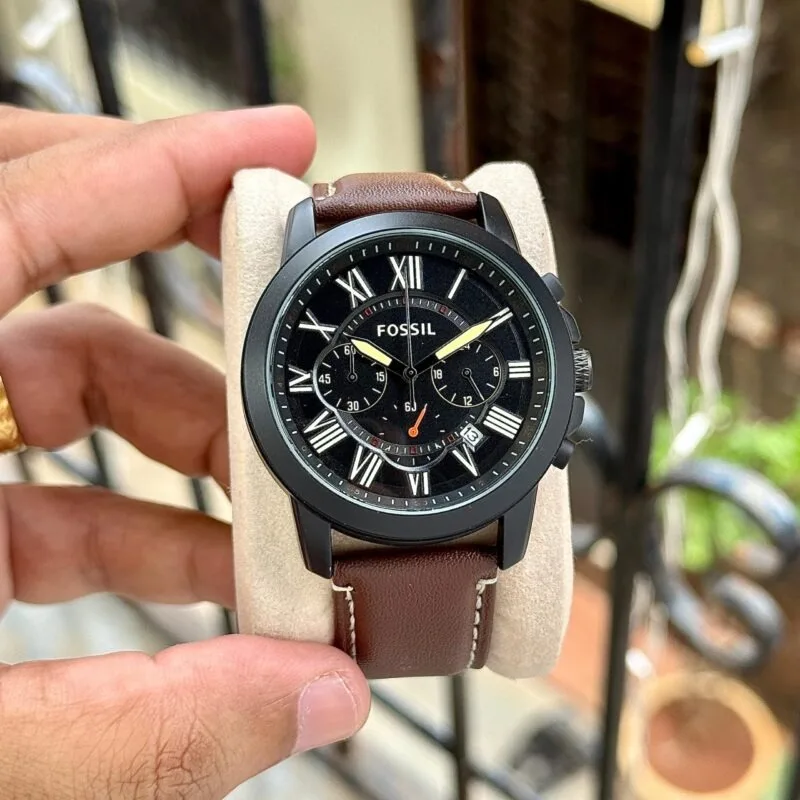 FOSSIL Grant Chronograph Black Dial