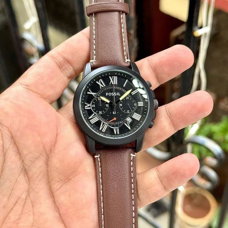 FOSSIL Grant Chronograph Black Dial