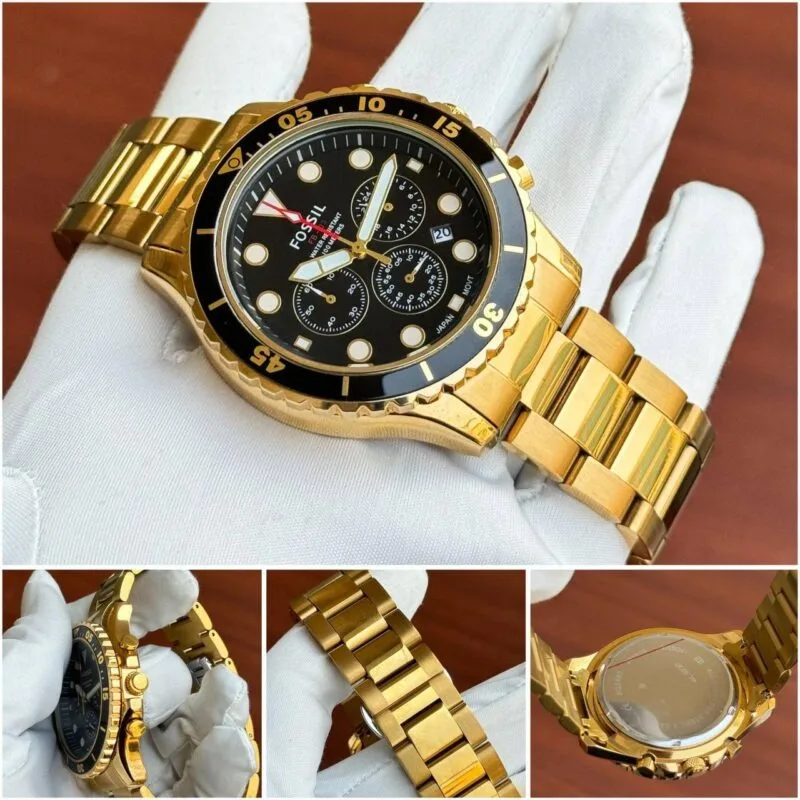 Fossil Grant Chronograph Golden