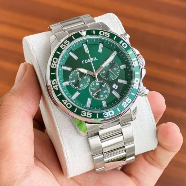 Fossil Grant Chronograph Green Dial