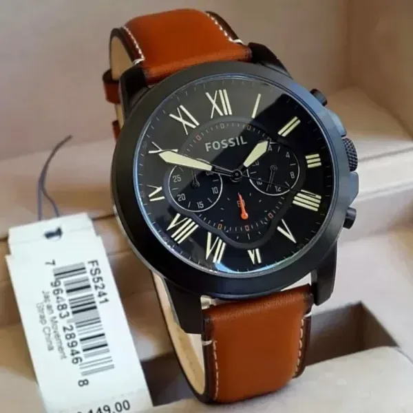 Fossil Grant FS5241 Chronograph Black Dial