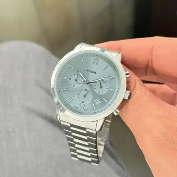Fossil Slim Neutra Chronograph Tiffany Blue Dial
