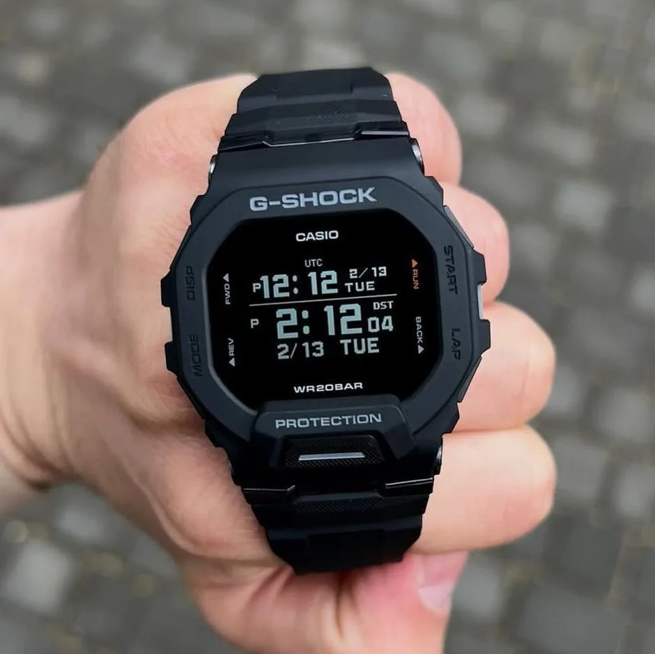G-Shock GBD-200SM Full Black Chronograph