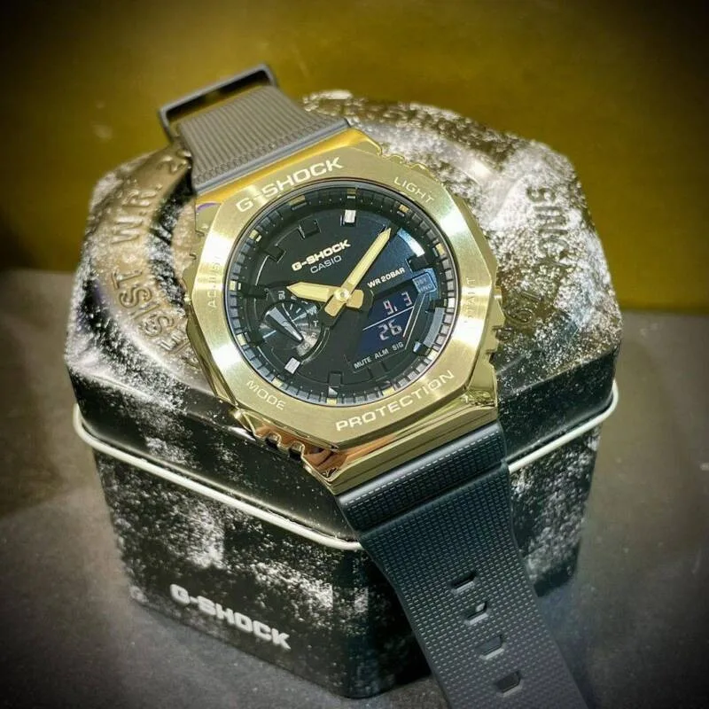 G-Shock GM-110-1A Rose Gold Black Dial
