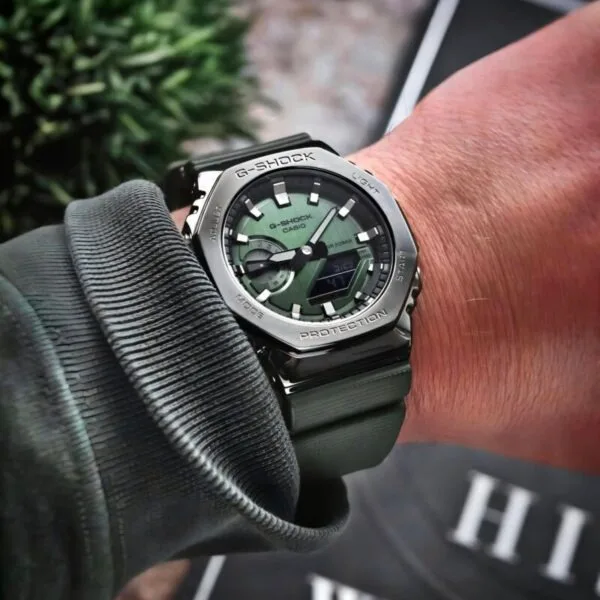 G Shock GM2100B-3A Green Dial G-Shock