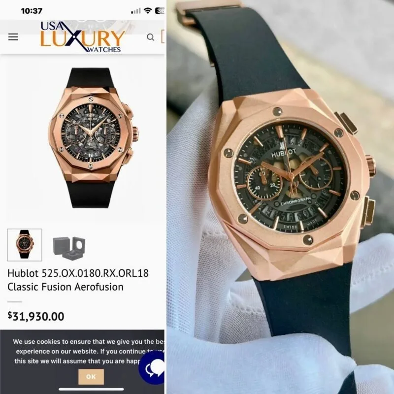 Hublot Big Bang Skeleton Quartz Watch