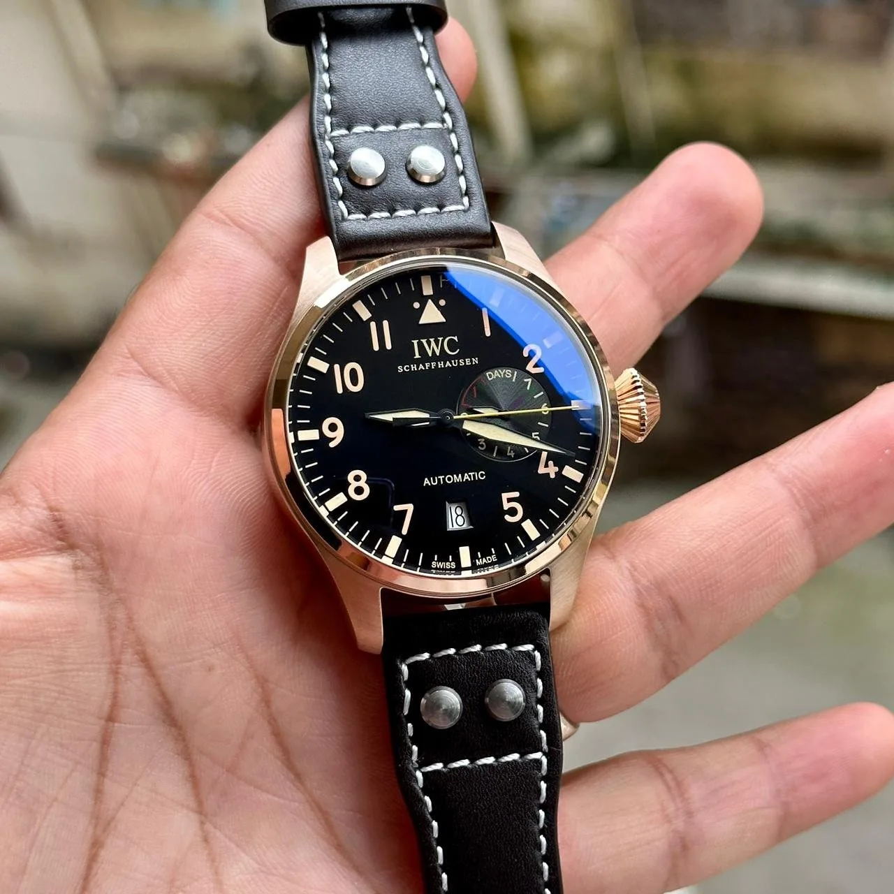 IWC Big Pilot Heritage Black Dial Auto IWC Schaffhausen