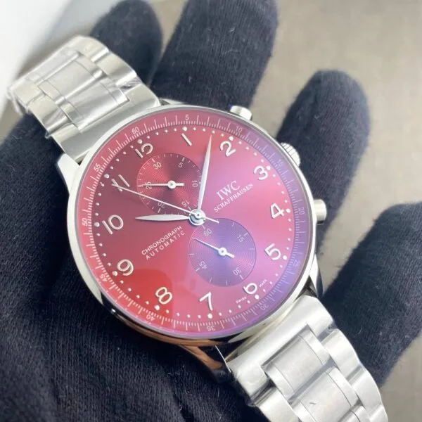 Iwc Schaffhausen Silver Chronograph 42mm