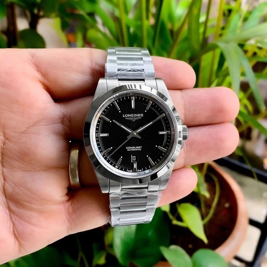 Longines Conquest Automatic 41mm Black Dial