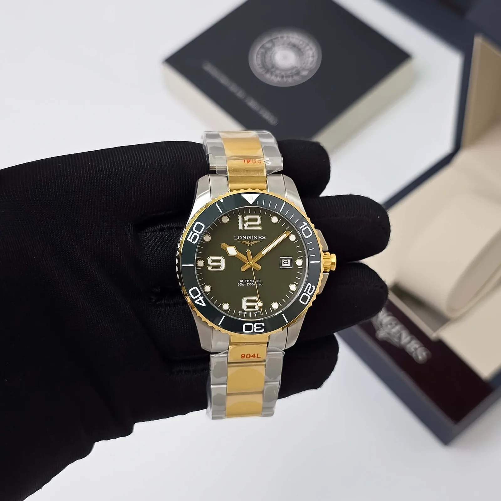 Longines HydroConquest Green Dial 43mm