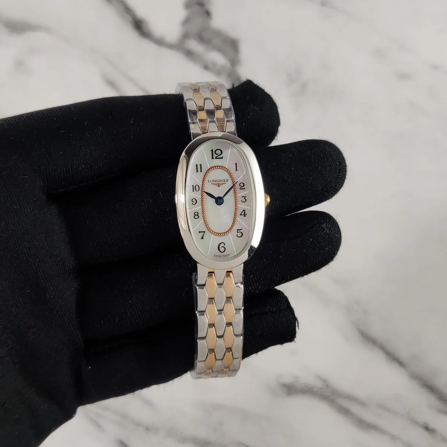 Longines Symphonette Silver Rose Gold 30mm
