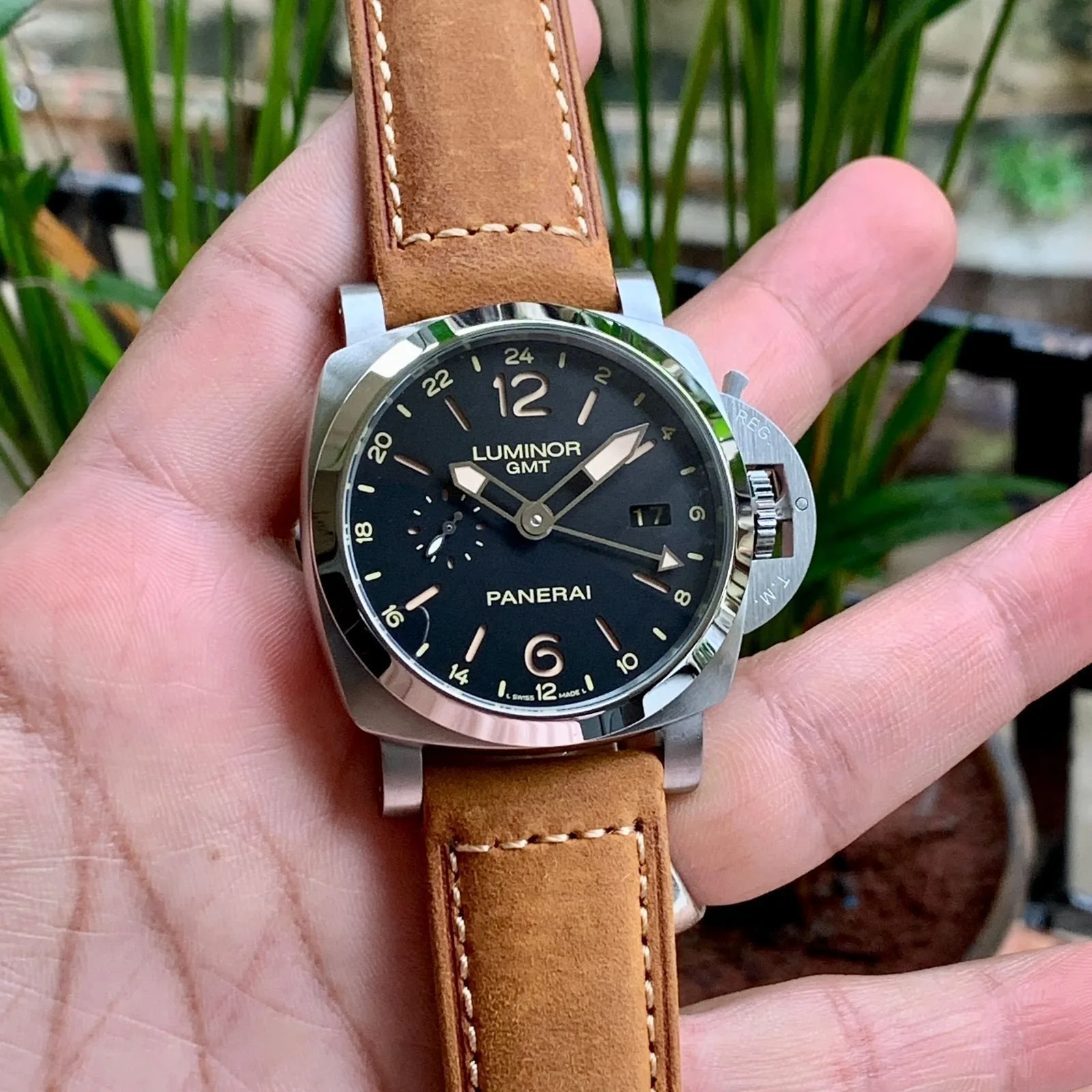 Luminor Panerai GMT 1950 3 Days Brown