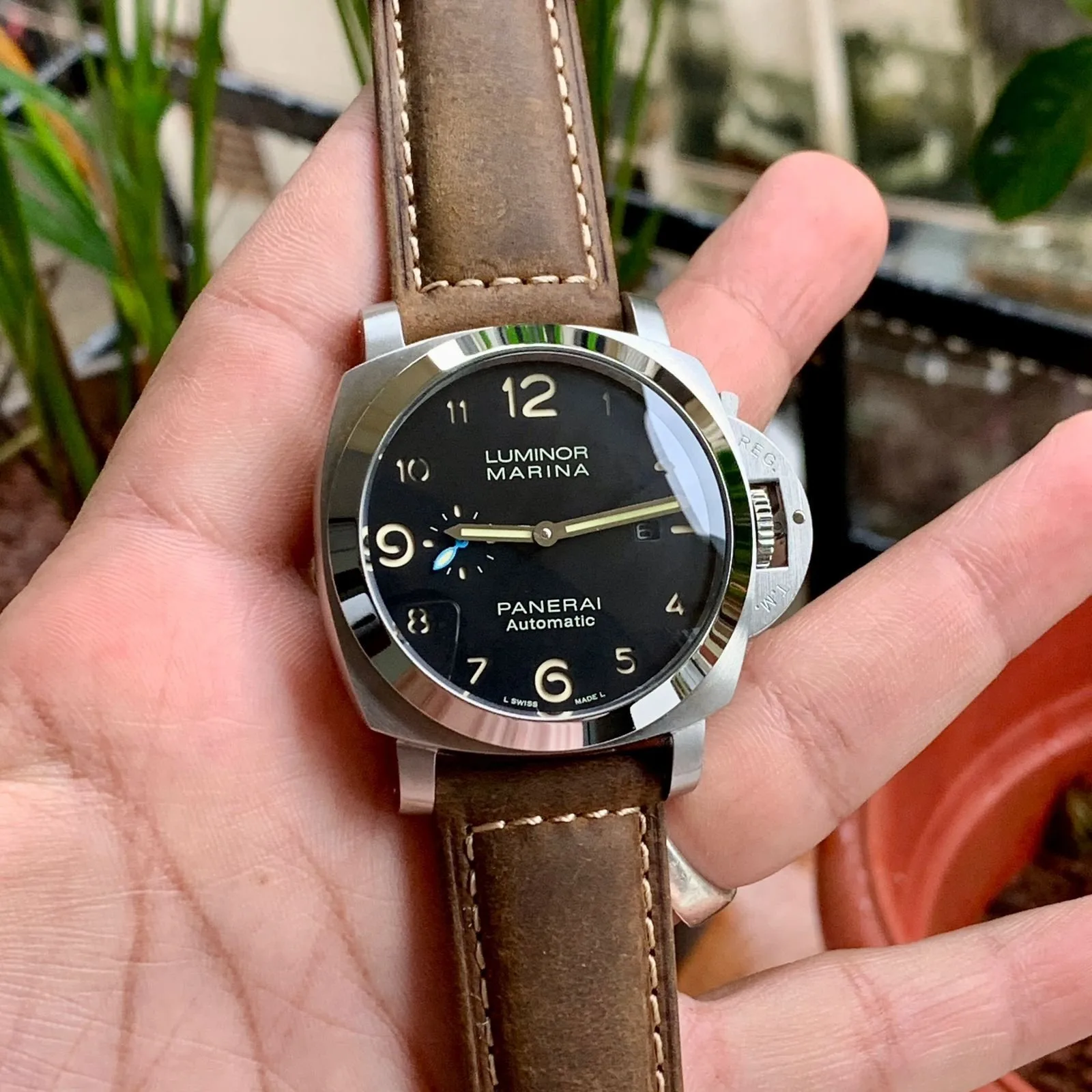 Luminor Panerai Marina Automatic Brown
