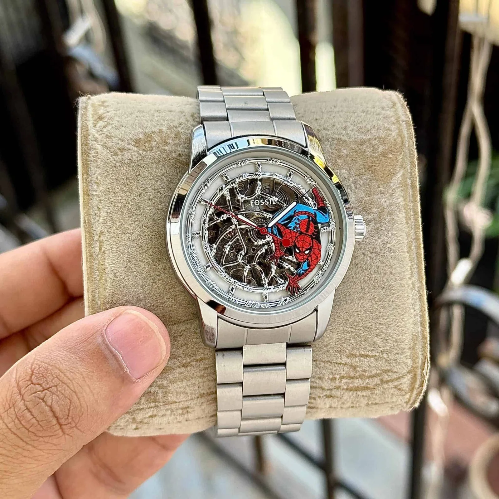 Marvel x Fossil Spider-Man Automatic Men’s Watch