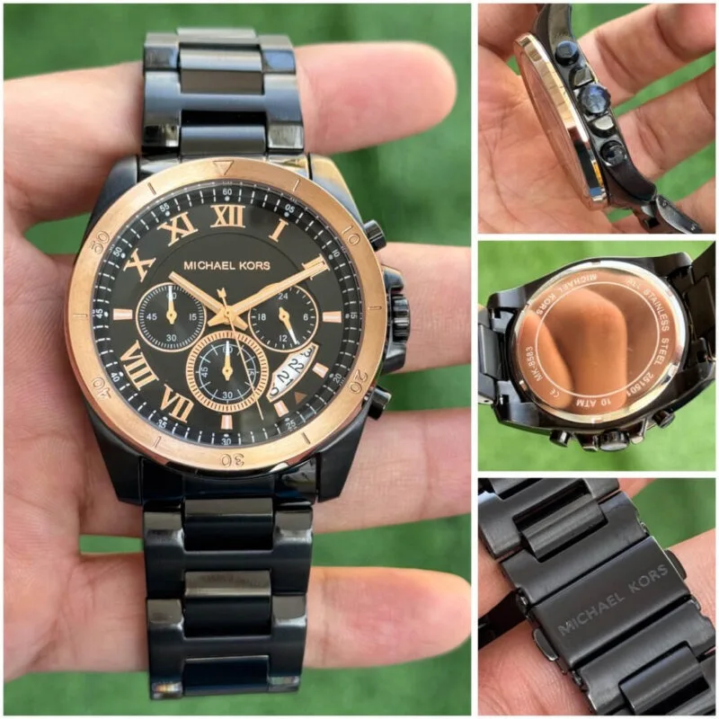 Michael Kors Gunmetal Black Dial 44mm