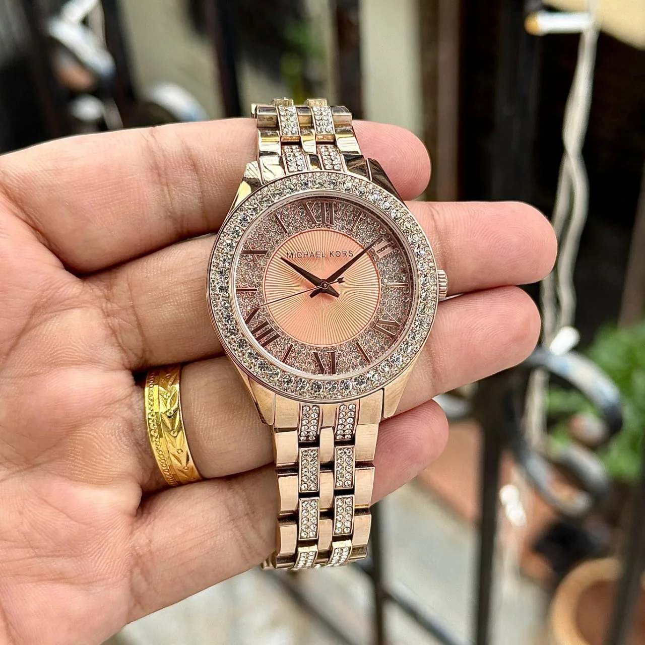 Michael Kors Harlowe Rose Gold 39mm