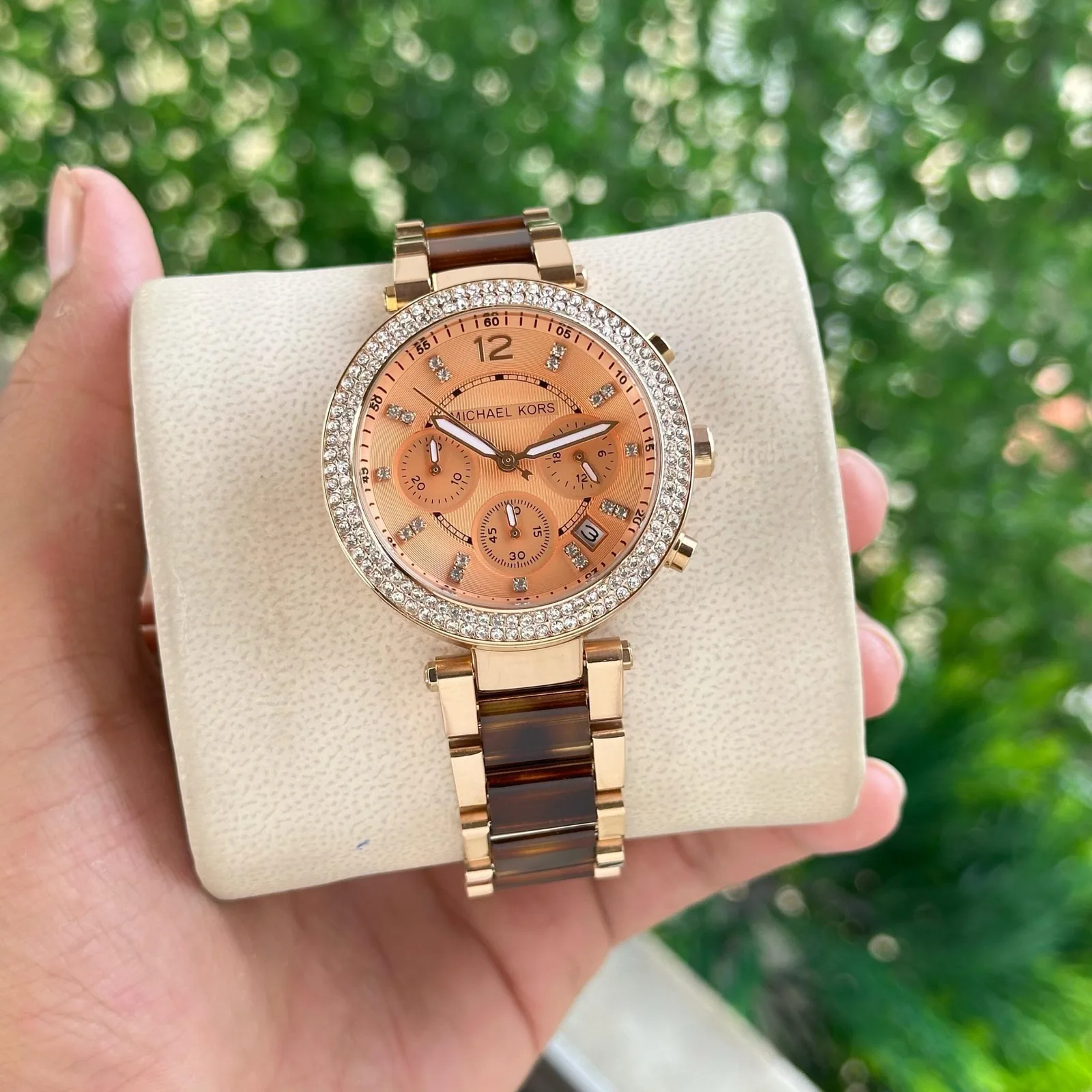 Michael Kors Parker Tortoise & Rose Gold 39mm