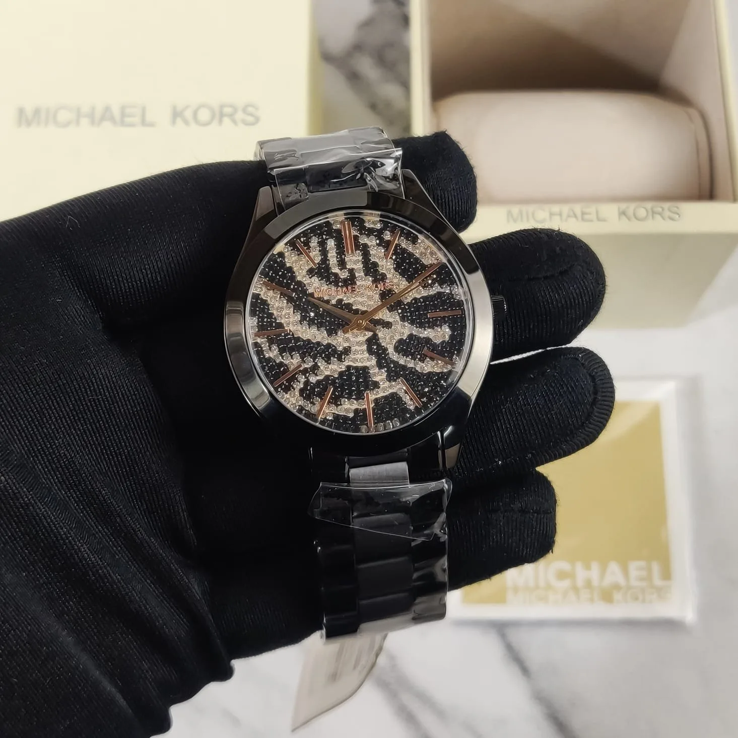 Michael Kors Slim Runway MK 3314 Zebra Dial