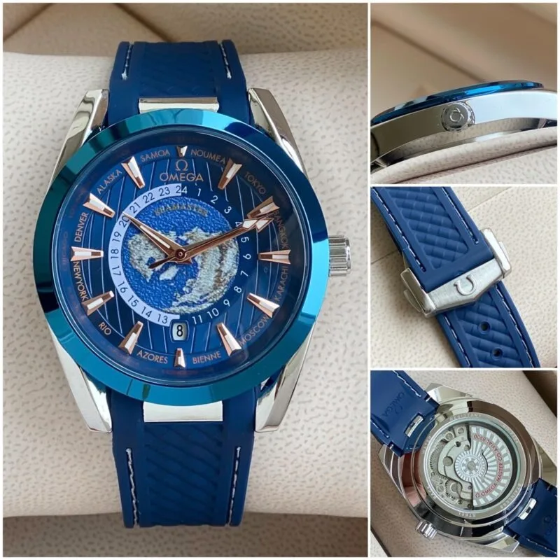 Omega Aqua Terra WorldMap Seamaster  Watch