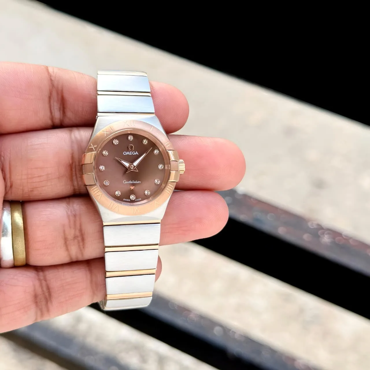 Omega Constellation 28mm Diamond Set