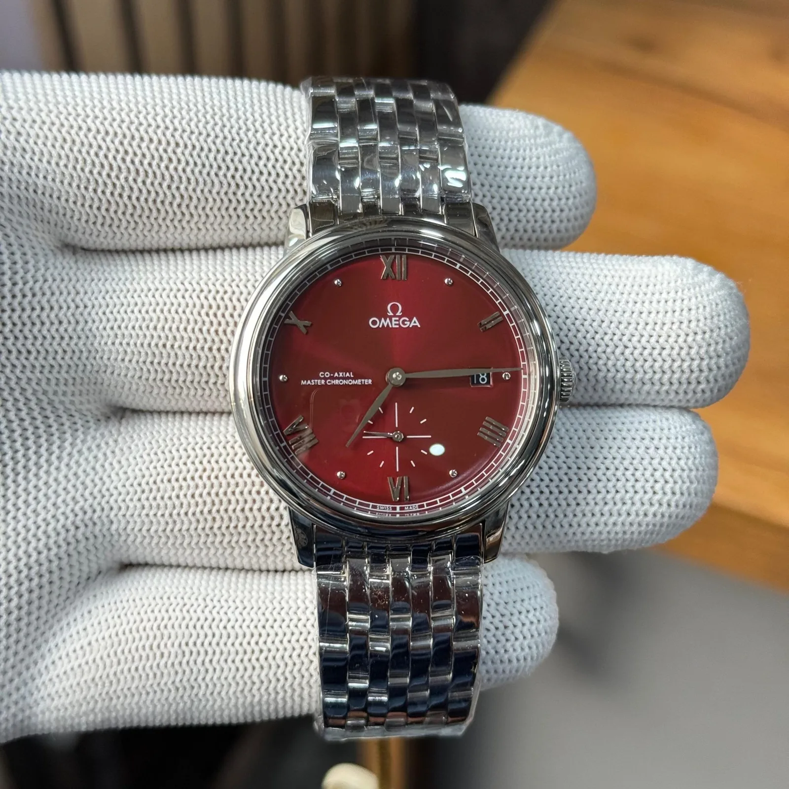 Omega De Ville Prestige Co-Axial Master Chronometer Red Dial