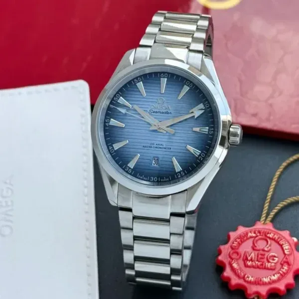 Omega Seamaster Aqua Terra Blue Worldtimer