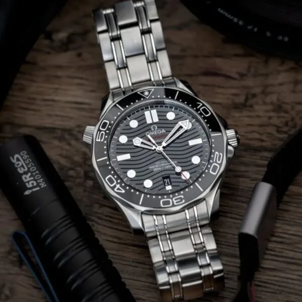 Omega Seamaster Diver Black Dial Chrono