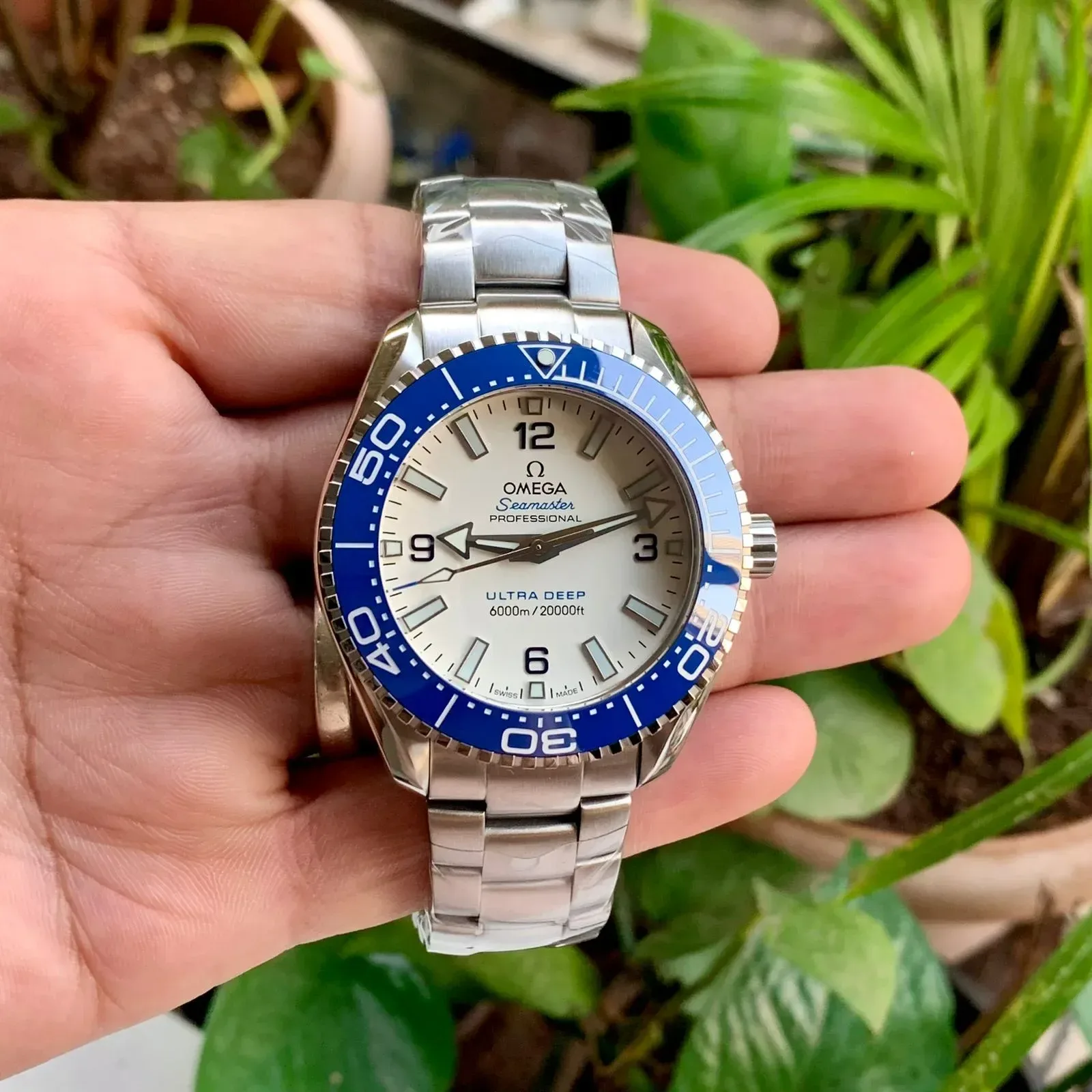 Omega Seamaster Ultra Deep White Dial
