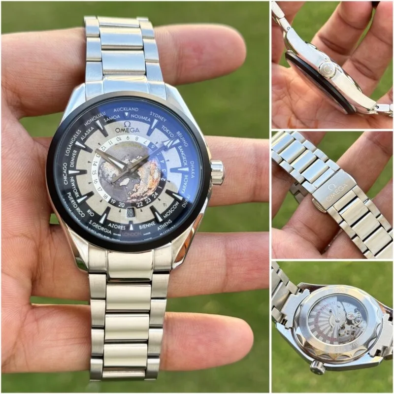 Omega Seamaster World Map 42 Black