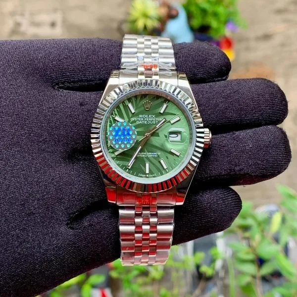 Oyster Perpetual DateJust Green Dial Rolex