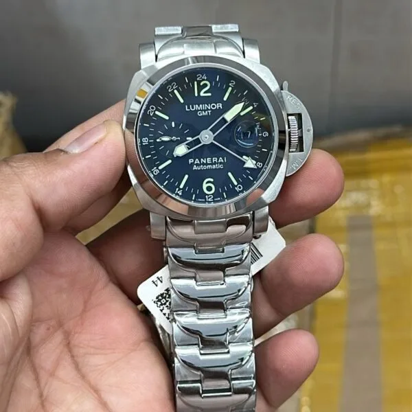 Panerai GMT Automatic Silver Bracelet 46mm